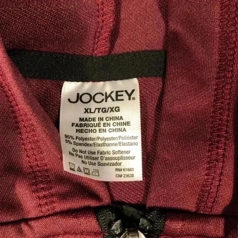 Jockey jacket red new with tags size xl - Picture 3 of 3